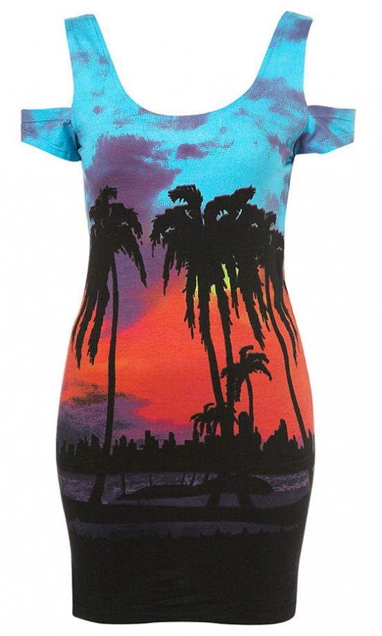 Motel Sunset Camilla Dress At Topshop, £30