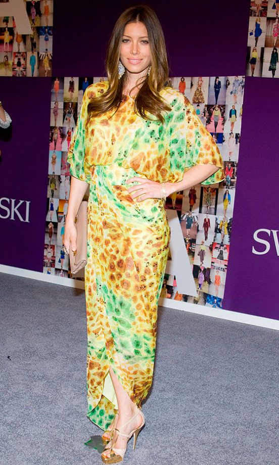 Jessica Biel Wearing Diane Von Furstenberg At The CFDA Fashion Awards, 2010