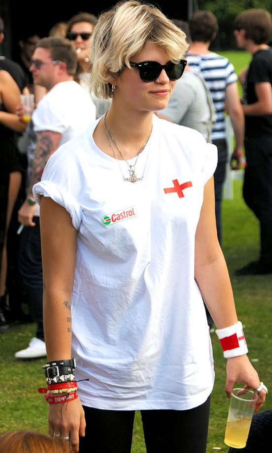 Pixie Geldof At The Isle of Wight Festival, 2010