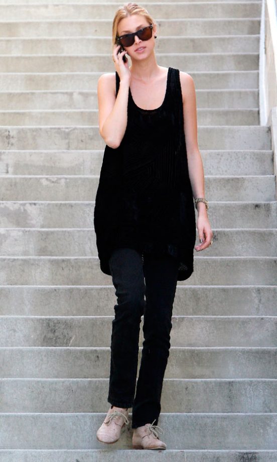 Whitney Port Looks Chic In This Off-Duty All Black Look, 2010