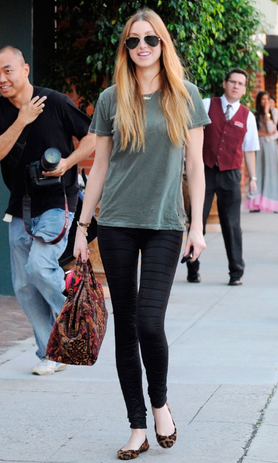 We Love Whitney Port's Tapestry Bag While Out And About In LA, 2011