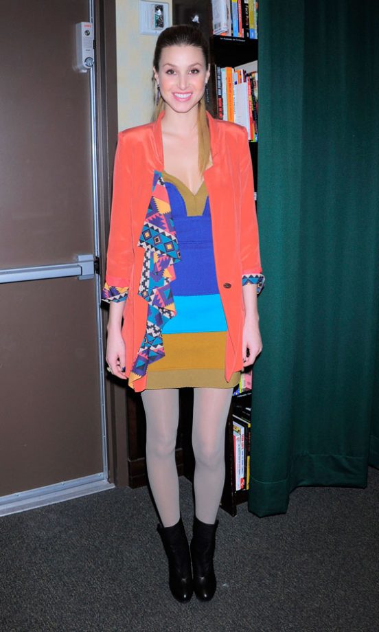 Whitney Port Works Springtime Brights At Her Book Launch In New York, 2011