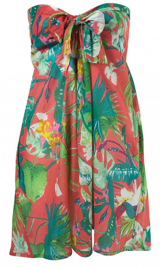 Topshop Tropicana Bandeau Cover Up, £20