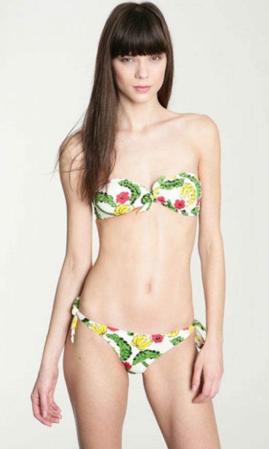Urban Outfitters Tropical Tie Front Bikini, £26