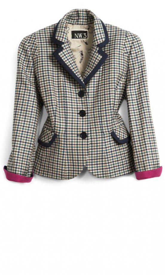 NW3 by Hobbs Whitestone Check Blazer, £179