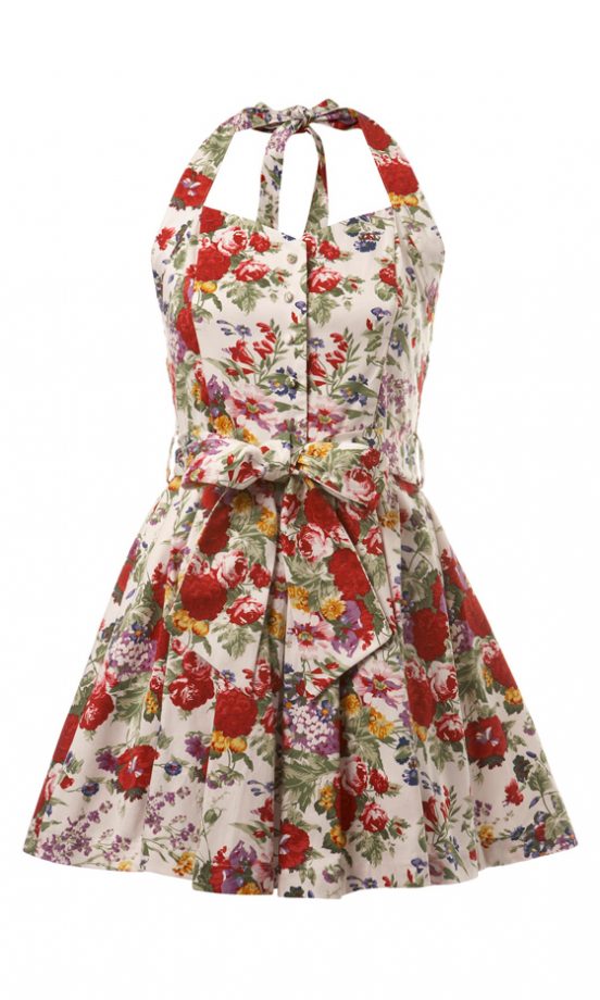 Miss Selfridge Red Floral Print Dress, £40