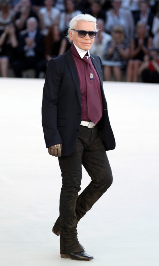 Karl Lagerfeld At The Chanel Haute Couture Autumn/Winter 2010/11 Fashion Show