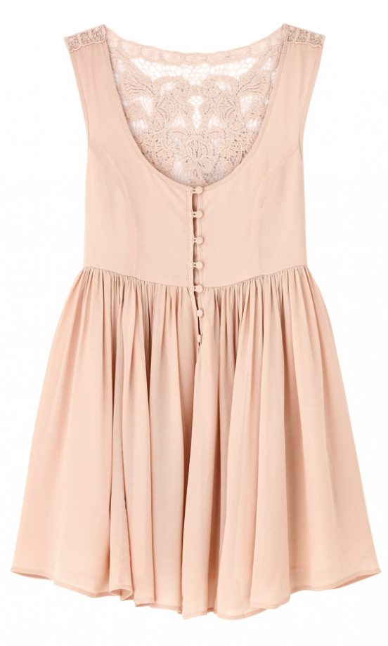 Miss Selfridge Nude Crochet Dress, £47
