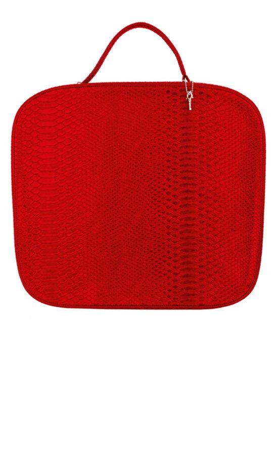 Pearl Lowe For Peacocks Moc Croc Red Vanity Case £25