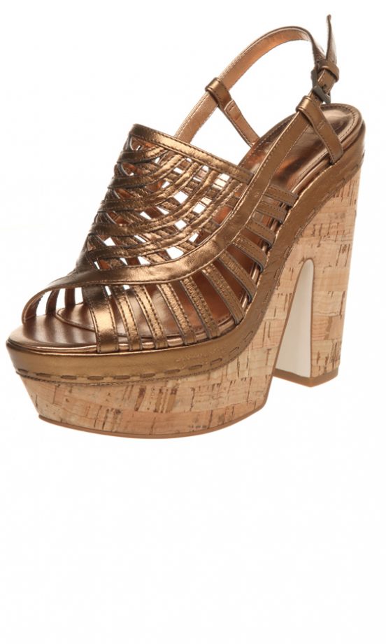 Office Babylon Cork Bronze Sandal, £75