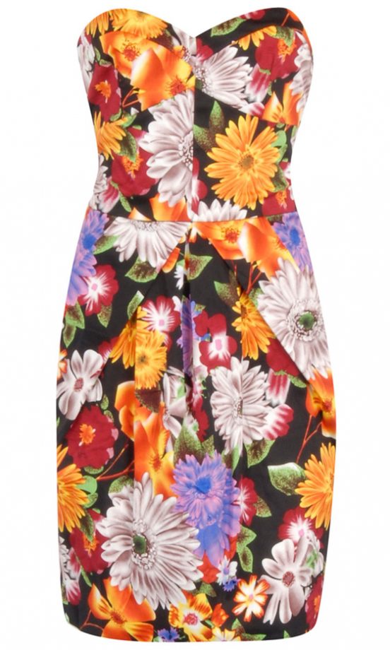 Dorothy Perkins Lila Floral Bustier Dress, £30