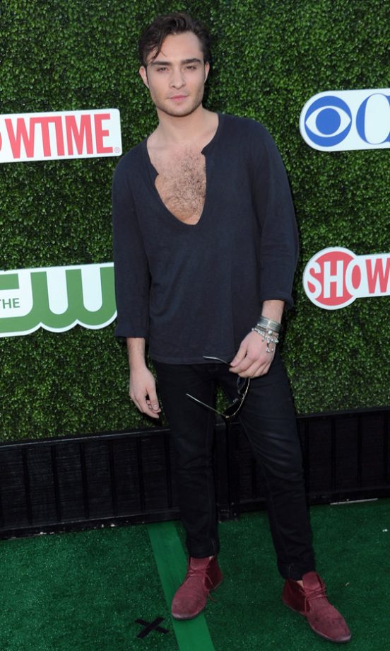 Ed Westwick At The CBS Showtime Summer Party, Los Angeles, 2010
