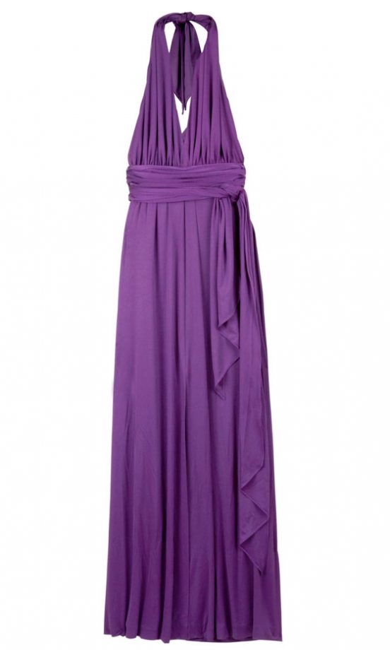 Halston Heritage Iris Iconic Full Length Halter Dress, £302