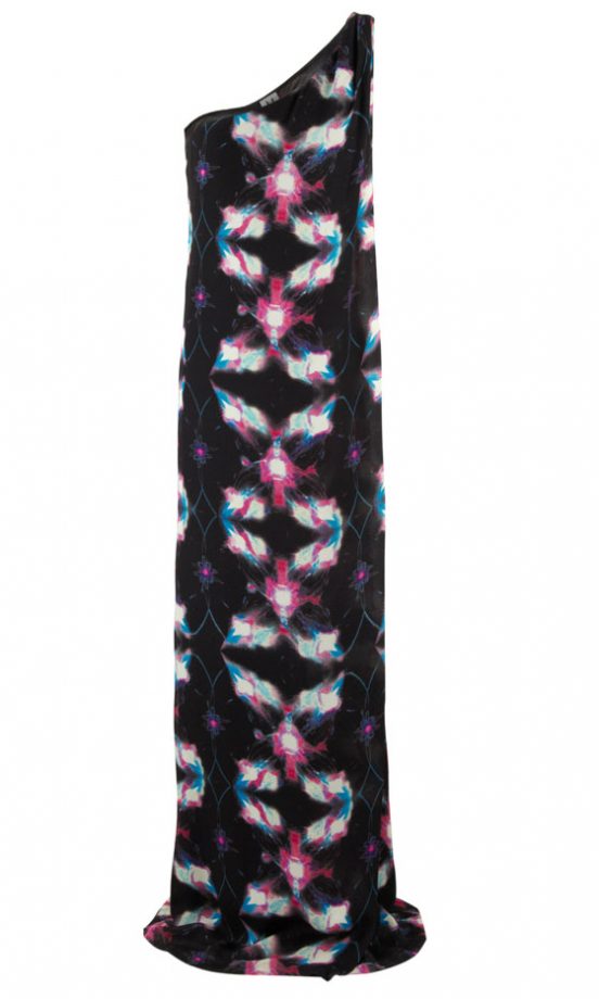 Halston Heritage Iconic Disco Full Length One Shoulder Dress, £469