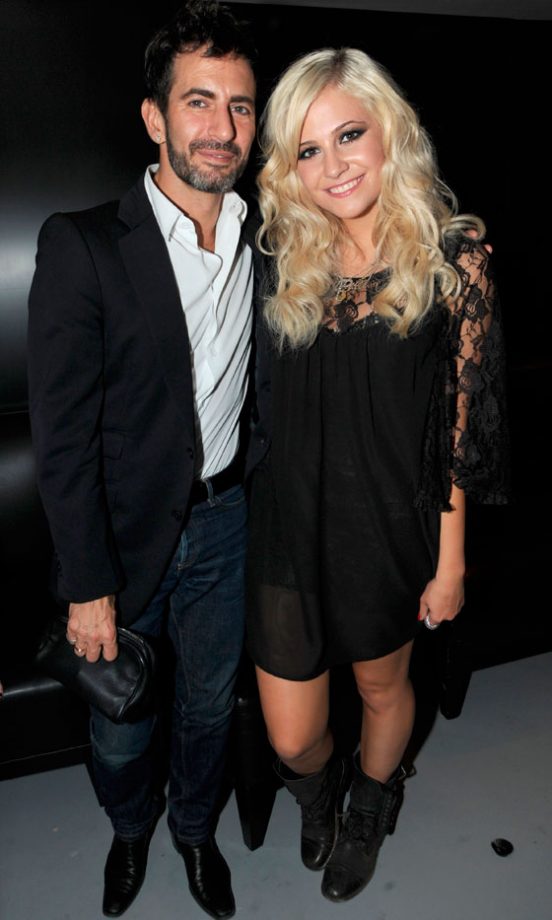 Pixie Lott With Marc Jacobs At The Marc Jacobs Bang Fragrance Launch, Harvey Nichols, 2010