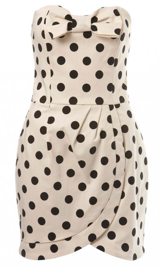 Miss Selfridge Spot Prom Dress, £22