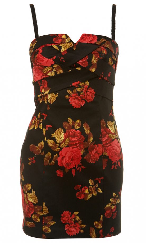 Miss Selfridge Petites Floral Criss X Dress, £45