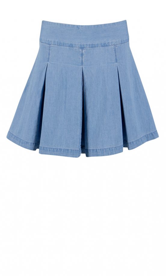 Pearl Lowe For Peacocks Pleated Denim Skirt, £18