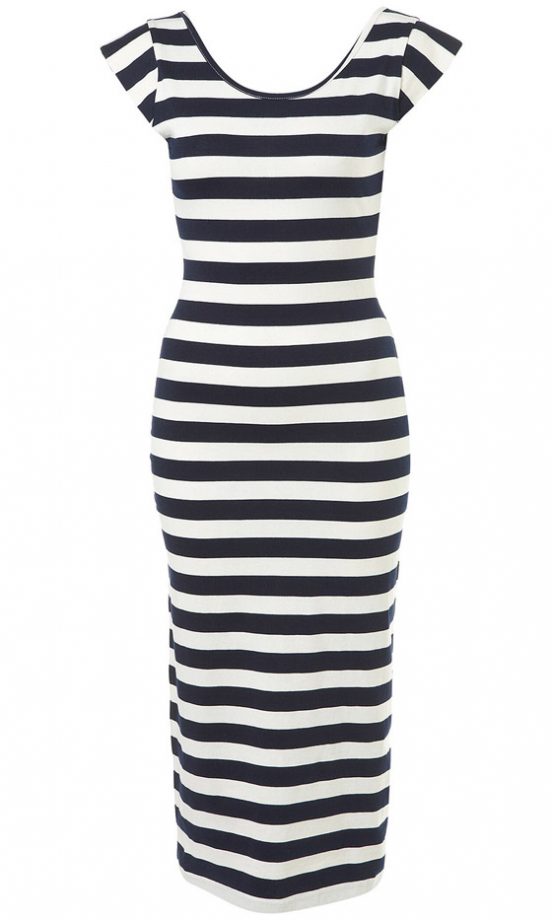 Rare At Topshop Stripe Jersey Maxi, £35