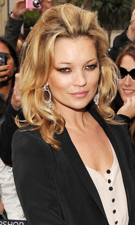 Kate Moss Adds A Smoky Eye To Her Brigitte Bardot Hair - We Love It, 2010