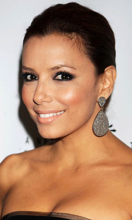 Eva Longoria Parker Goes All Out With Her Smoky Eye With Full On Lashes, 2010