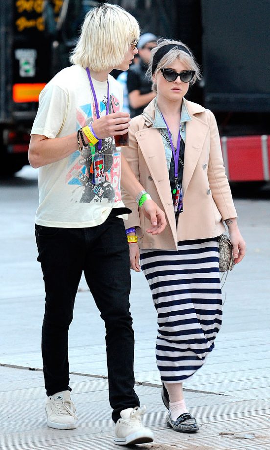Kelly Osbourne And Luke Worrall At Wireless 2010
