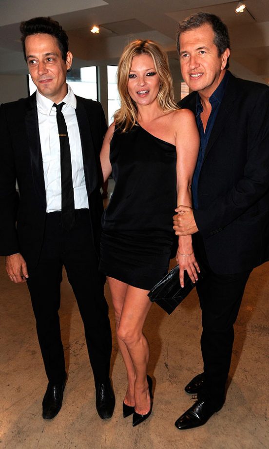 Kate Moss, Jamie Hince And Mario Testino At The 'Kate Who?' Exhibition, 2010
