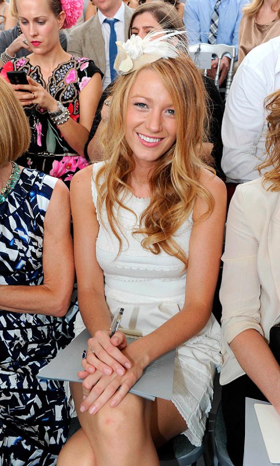Blake Lively Front Row Wearing A Dior Dress At Christian Dior Haute Couture Show, 2010