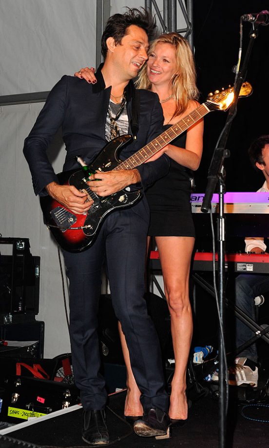Kate Moss And Jamie Hince On Stage At The Hoping For The Children Of Palestine Charity Night, 2010