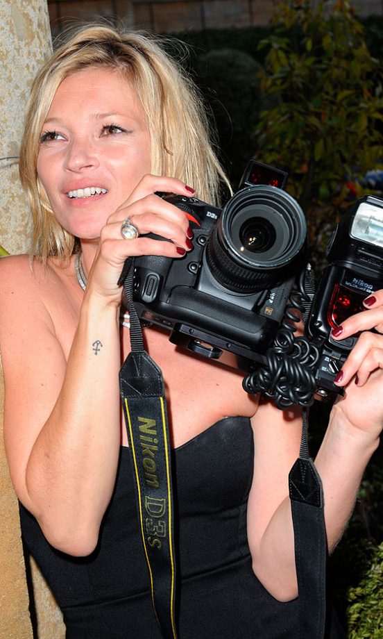 Kate Moss Turns Photographer At The Hoping For The Children Of Palestine Charity Night, 2010