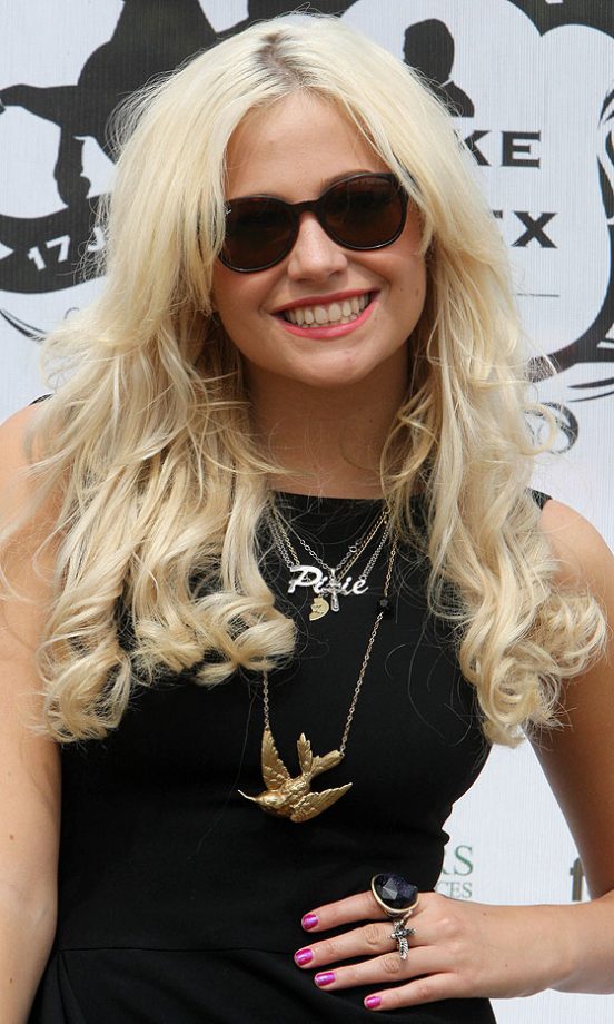 Pixie Lott With A Wavy Hairstyle At The Duke of Essex Polo Event, 2010