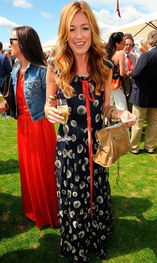 Cat Deeley Wearing Links Of London Jewellery At The Cartier International Polo, 2010
