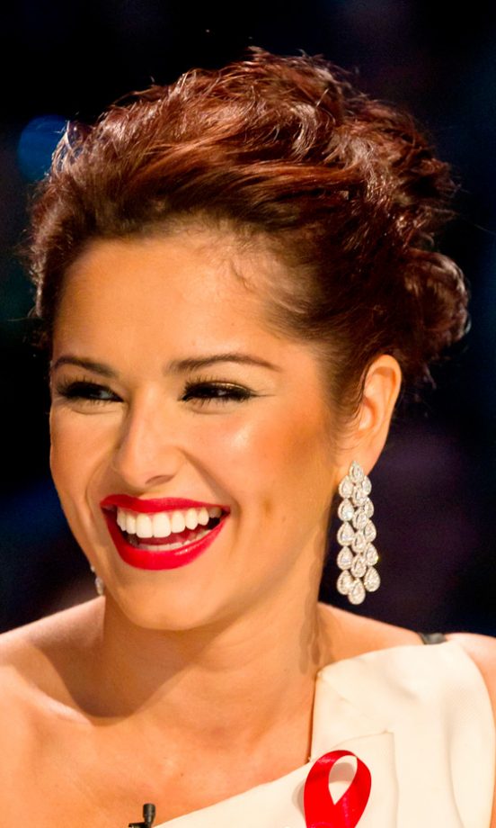 Cheryl Cole's Messy Up Do Hairstyle Is One For The Hair Inspiration Board, December 2010