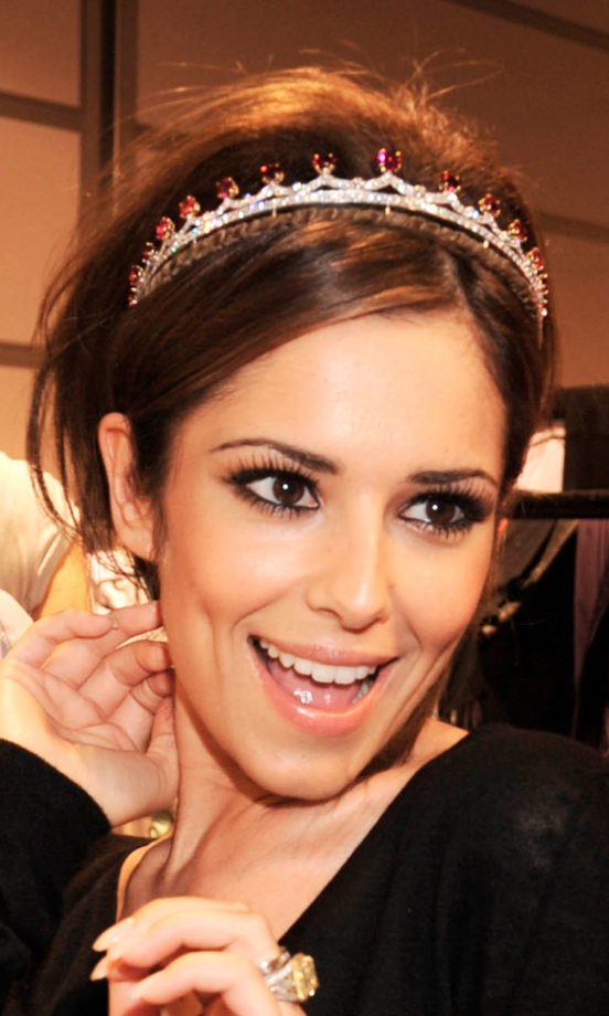Cheryl Cole Rocks A Cute Tiara To Perk Up A Simple Hairstyle, September 2008