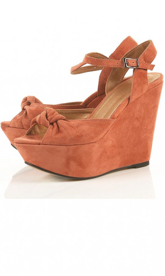 Topshop Waspy Knotted Wedges, £65