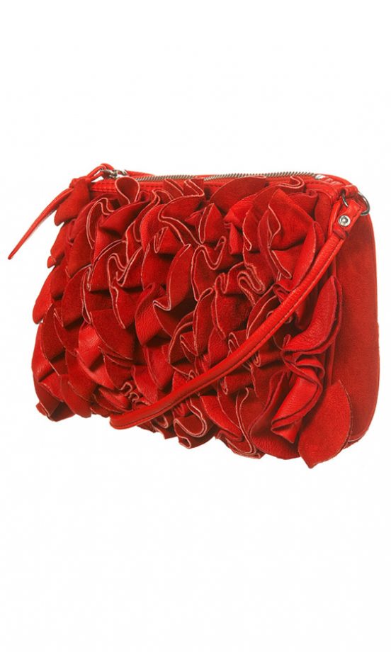Topshop Suede Flower Cross Body Bag, £32