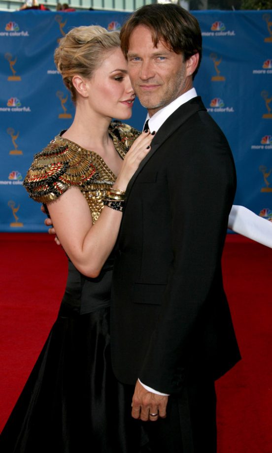 Newlyweds: Anna Paquin And Stephen Moyer At The Emmy Awards 2010