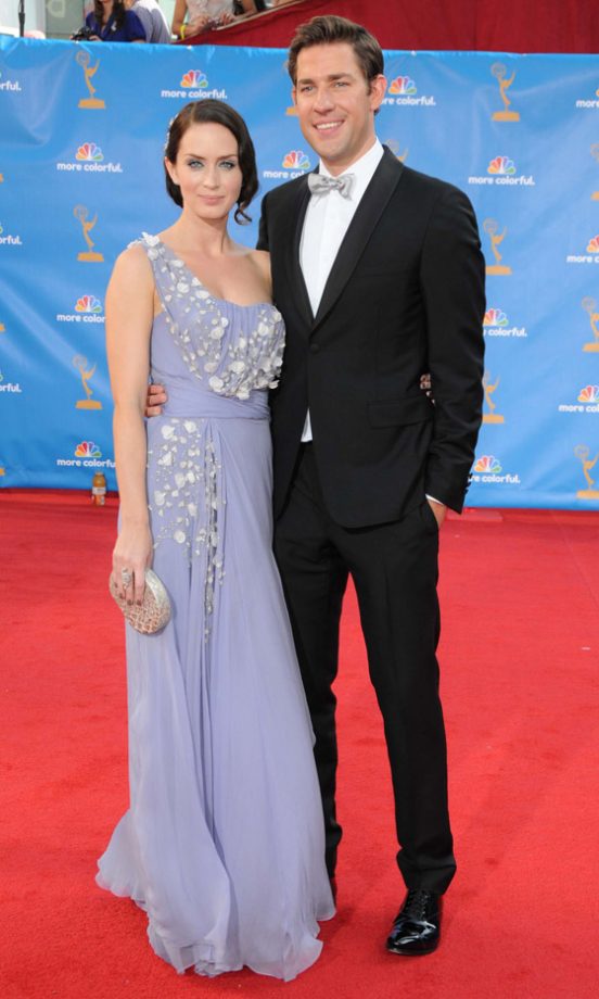 Emily Blunt And John Krasinski At The Emmy Awards 2010