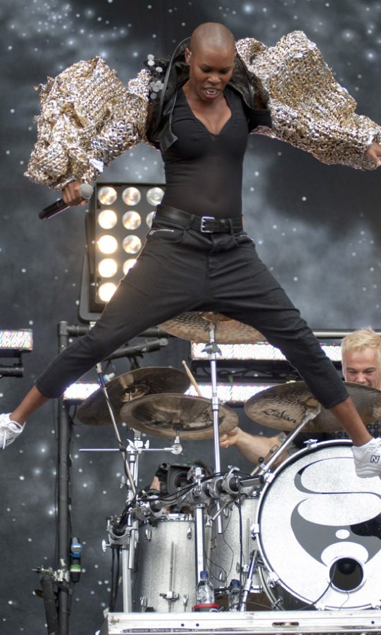 Skin Of Skunk Anansie Gives An Outstanding Performance At V Festival 2010