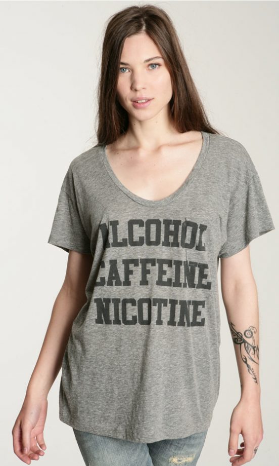 Urban Outfitters Truly Madly Deeply Three Vices Slouch Pocket T-Shirt, £28