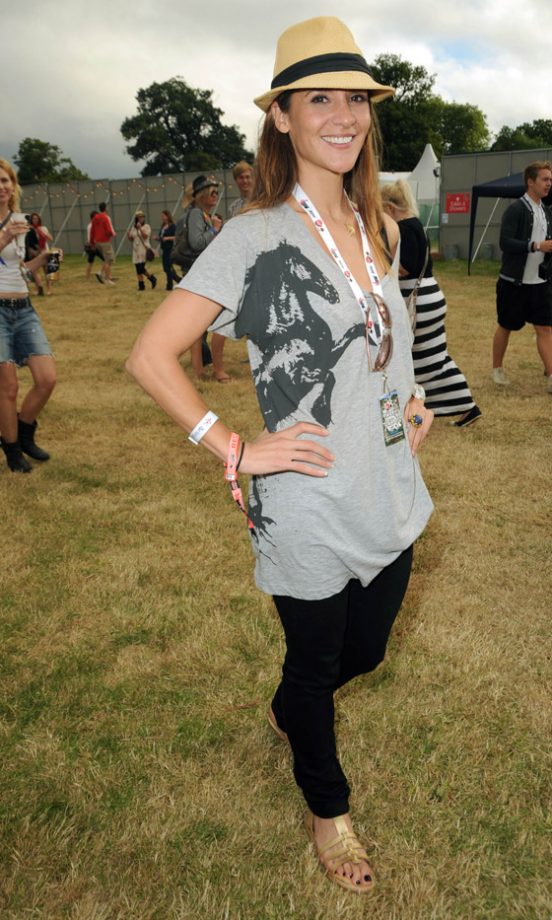 Amanda Byram At V Festival 2010