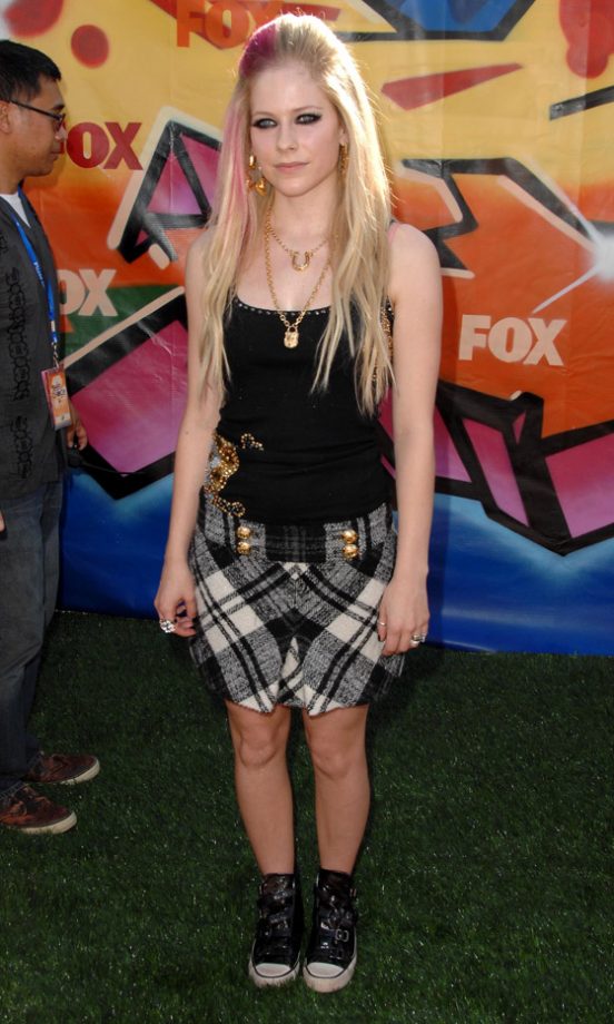 Avril Lavigne At The Teen Choice Awards, 2007
