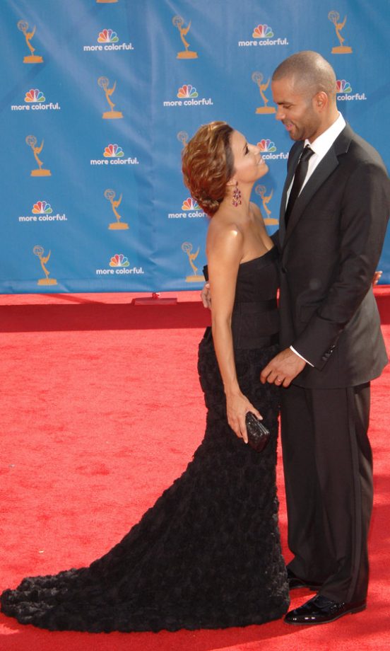 Eva Longoria Parker And Tony Parker Look Every Inch The Hollywood Couple At The Emmy Awards 2010