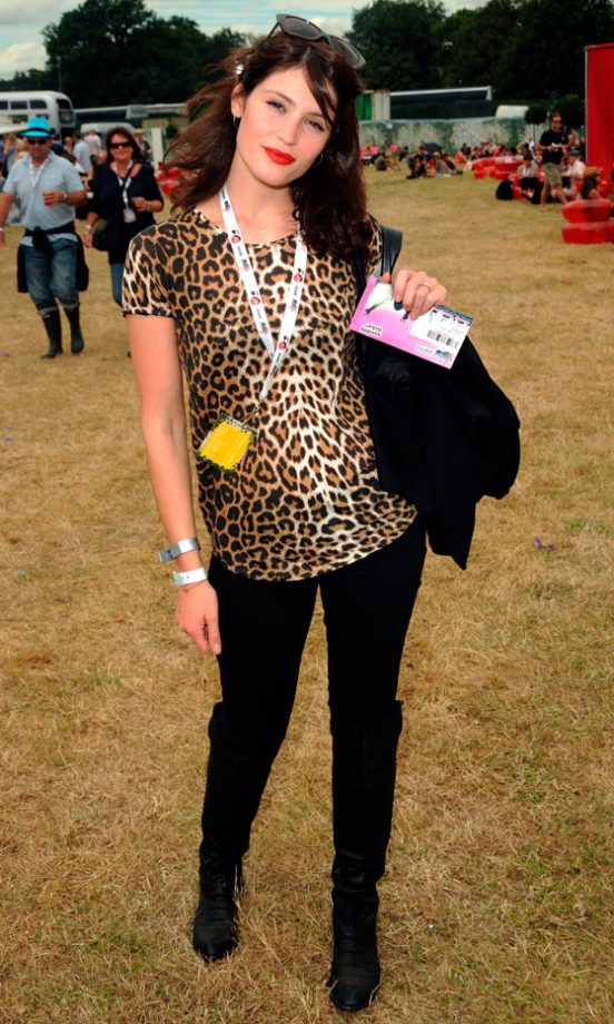 Gemma Arterton Drives Us Wild With Her Leopard Print Top At V Festival 2010