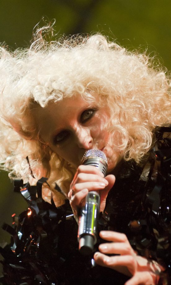 Alison Goldfrapp Performs With Goldfrapp At V Festival 2010