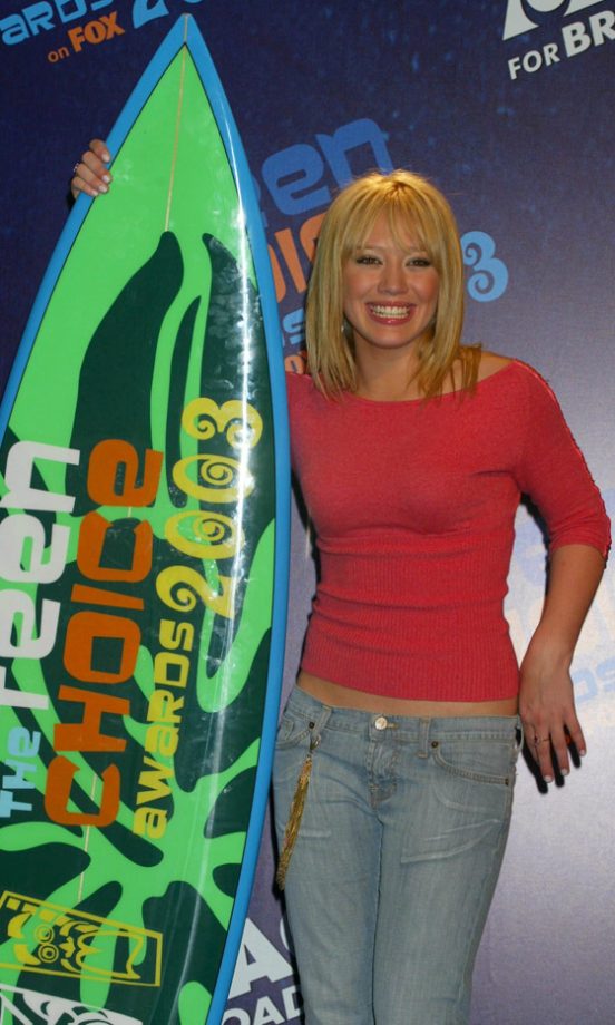 Hilary Duff At The Teen Choice Awards, 2003