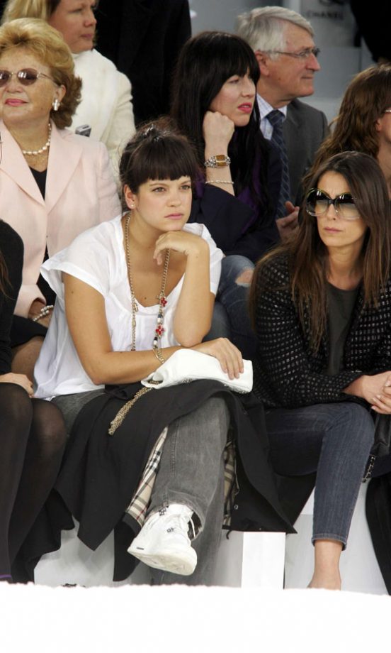 Lily Allen Dresses Down At The Chanel Show, March 2007