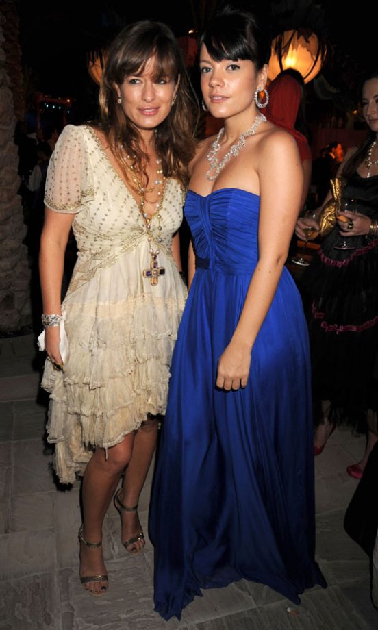 Lily Allen With Jade Jagger, November 2008