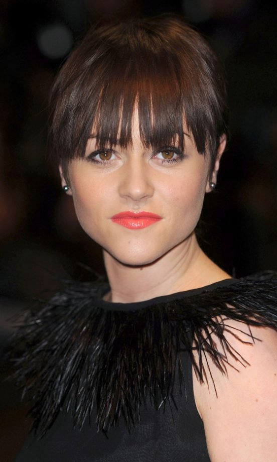 Jaime Winstone Debuts Yet Another Dramatic Hairstyle At The Other Boleyn Girl Film Premiere In London, 2008