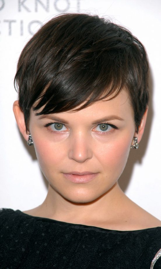 Ginnifer Goodwin Looks Every Inch The Film Star With A Dark And Glossy Short Hairstyle, 2010